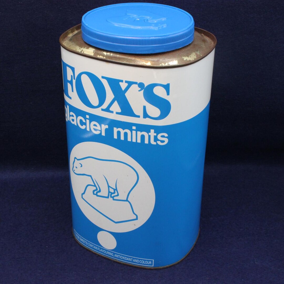 Vintage 1970's Fox's Glacier Mints Shop Counter Collectors Tin - Etsy
