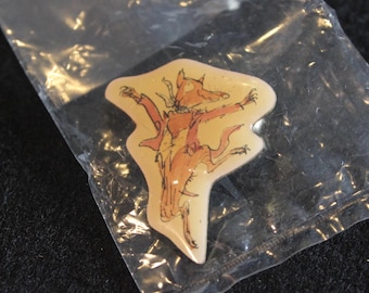 Vintage Mr. Fox Pin Badge – Robertson’s Collectible (2001)