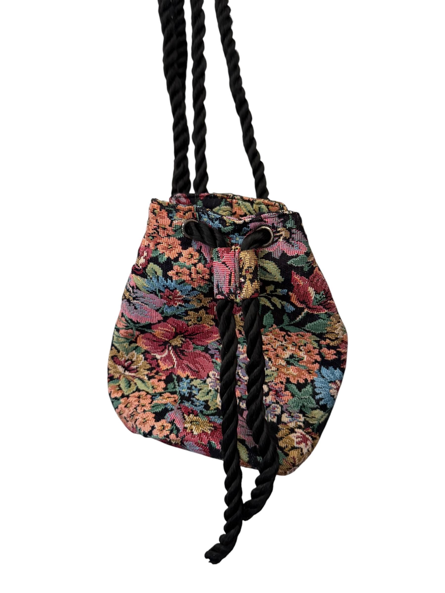 Bohemian Drawstring Backpack Bag - Etsy