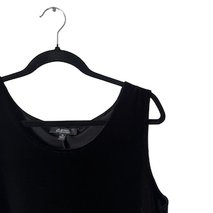 Vintage 1990’s Black Velvet Maxi Dress