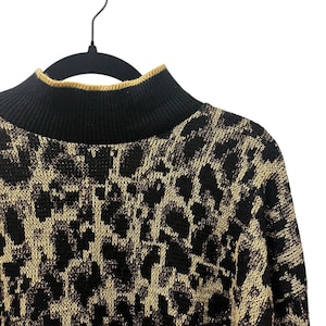 Vintage 1980’s Leopard Print Sweater