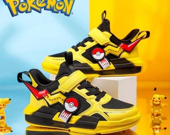 Kids Pokemon Pikachu Inspired Athletic Shoes