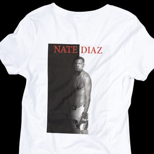 Nate Diaz Novelty Shirt | Nate Diaz T-shirt Scarface | UFC MMA BJJ Boxing Training Top | 100% Cotton