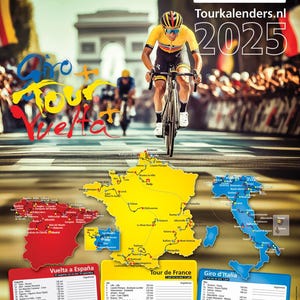 Cartel 50x70 calendario HOLANDÉS Tour de Francia 2025