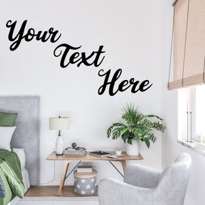 Personalized Wood Word Sign, Custom Wood Word Sign, Wall Quote, Wooden Word Cutout Phrase, Custom Wood Word, DIY Home Decor Wall Art Project