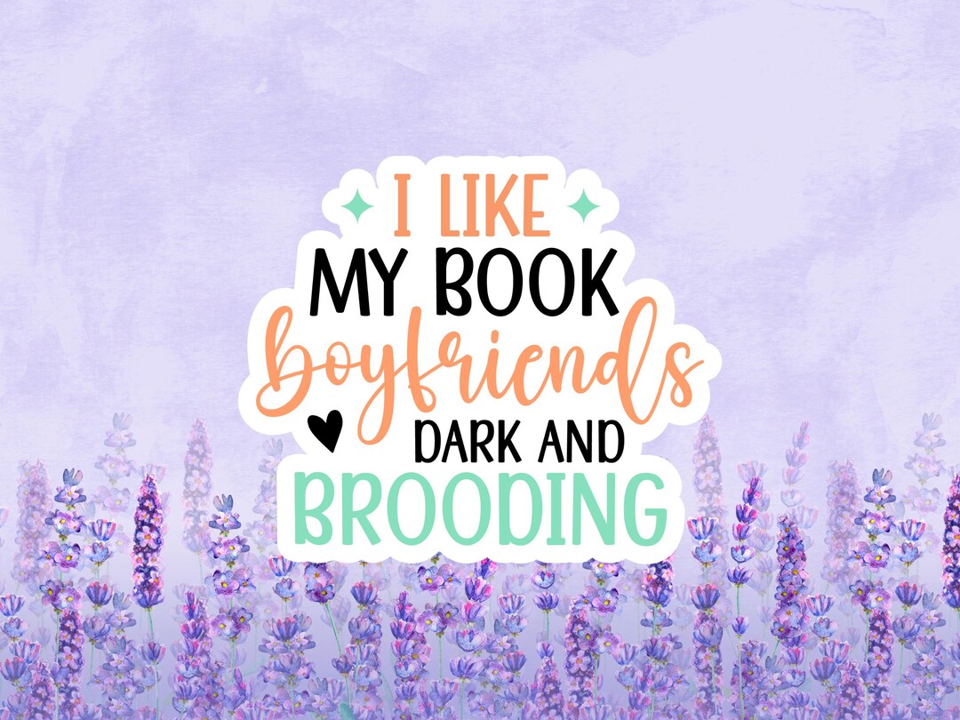 Book Boyfriend Funny Book Stickers for Laptop Smut Stickers Etsy