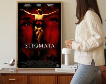 stigmata 1999 poster film movie cinema cult retro art