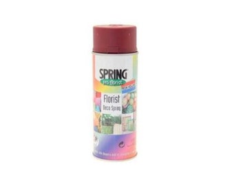 Florist craft spray paint ideal flowers - colour Burgundy