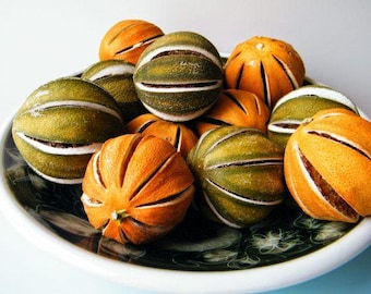 Dried Oranges and Limes for Christmas Wreath Making