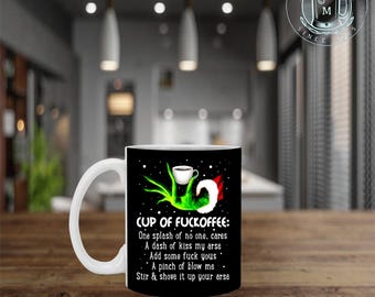 mug Cup Of Fuckoffee One Splash Of No One Cares Coffee Mug – Travel Mug – Beer Stein – Water Bottle