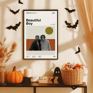 beautiful boy movie poster minimalist retro vintage home decor