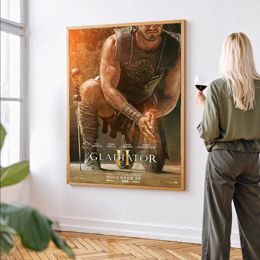Gladiator Ii Film Poster Popular Movie Print for Wall Aesthetic - Etsy