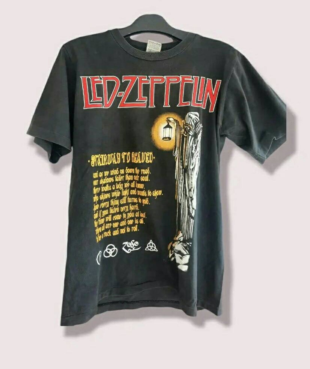 Vintage Led Zeppelin Stairway to Heaven Tee Etsy