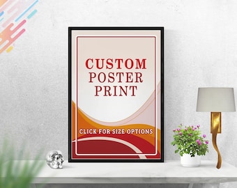 Impresión de pósteres personalizados - Póster personalizado - Póster con foto familiar - Póster de boda