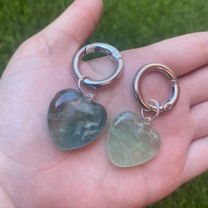 Boot Charms für Docs, Gem, Anhänger, großes hellgrünes Herz