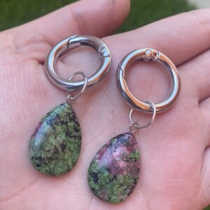 Boot Charms, Shoe Gems, Rainbow Fluorite Opal charm