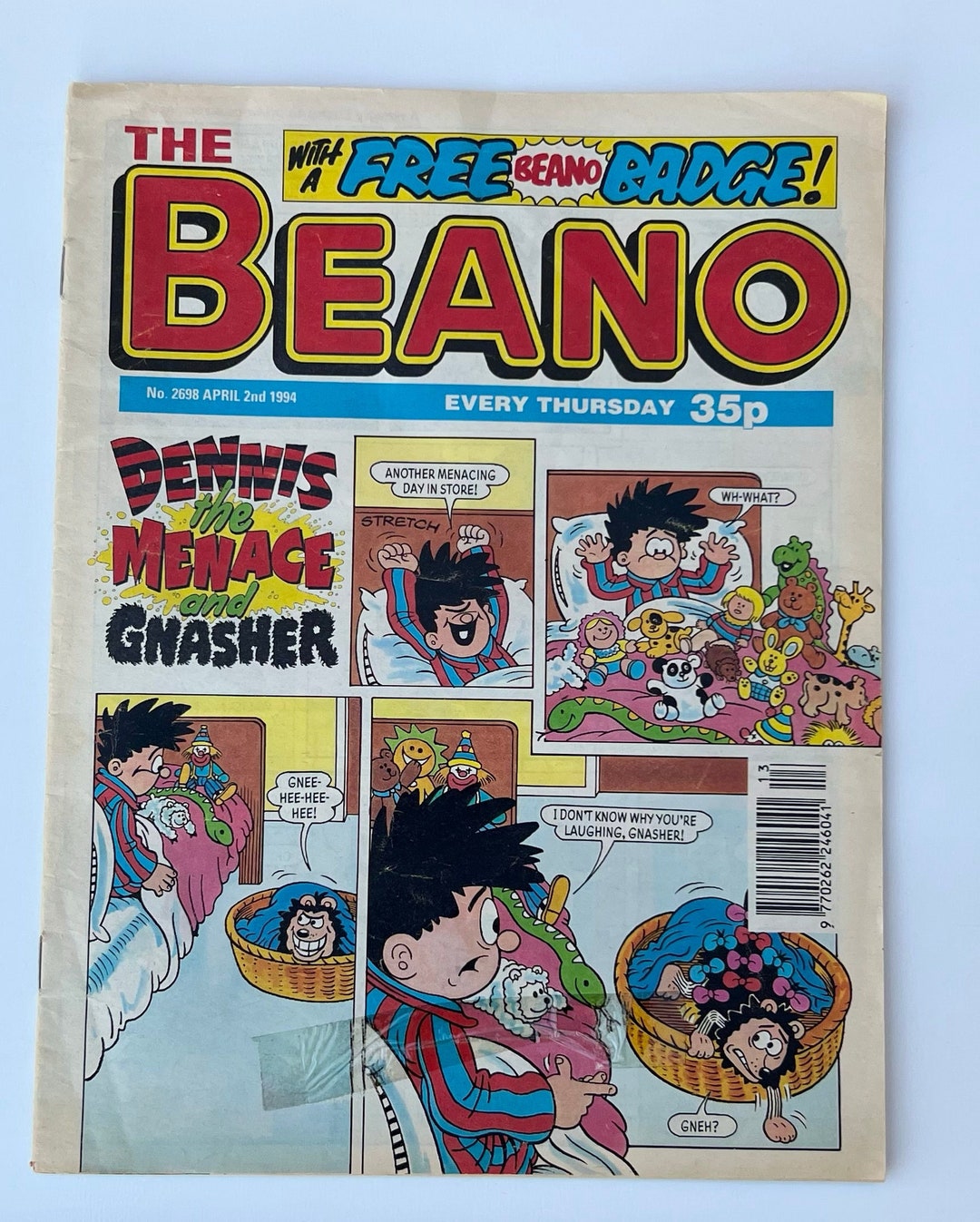 The BEANO Dennis the Menace and Gnasher Comic Magazin Issue Etsy