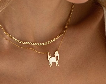 925 Silver Fox Necklace, Fox Charm | Fox Pendant, Fox Jewelry | Fox Gifts for Women, Nature Necklace, Animal Necklace, Everyday Necklace