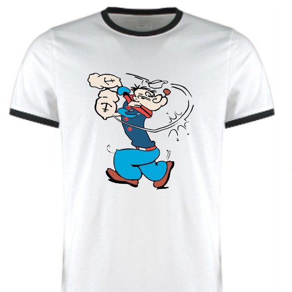 As worn by Debbie Harry - Popeye Ringer or baseball tee