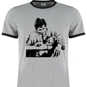 Nostalgie Columbo Alter Mann und sein Hund - Wecker-Abschlag