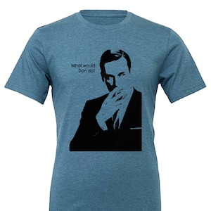 Gekken: wat zou Don doen? - vintage dames/unisex T-shirt