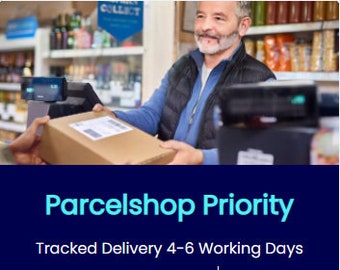 EVRI Parcel shop Priority Tracked Delivery 4 to 6 Working Days