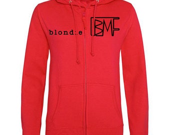 Blondie 1978 roter Kapuzenpullover, getragen von DH