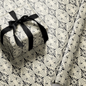 Classy Christmas Gift Wrap Paper Holiday Wrapping Paper Art Deco Decor Christmas Party Gift Idea Wedding Gift Wrap Vintage Wrapping Paper