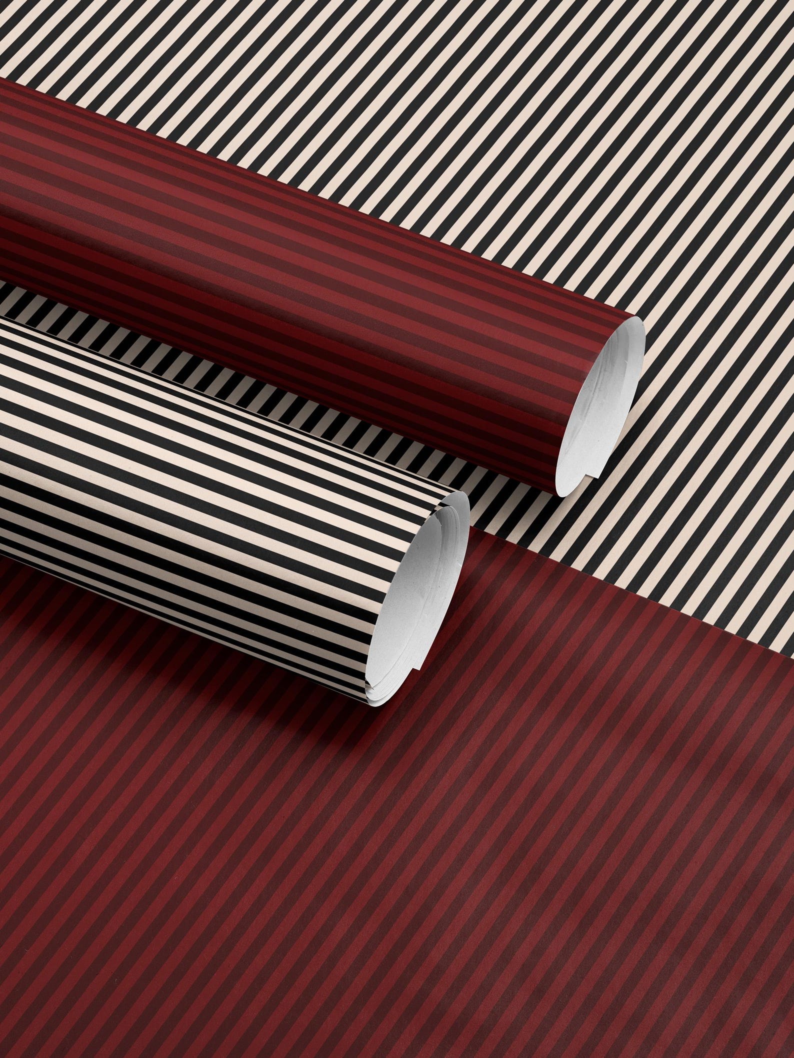 Wrapper Printable Red Red Stripe Wrapping Paper Roll Gift Wrap Wedding Wrapping Paper Print ...