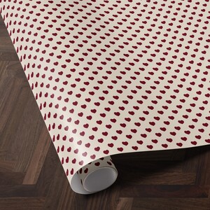 Heart Wrapping Paper Valentine Gift Wrap Love Gift Wrap Cute Gift Wrap Classic Gift Wrap Vintage Wrapping Paper for Gift for Her