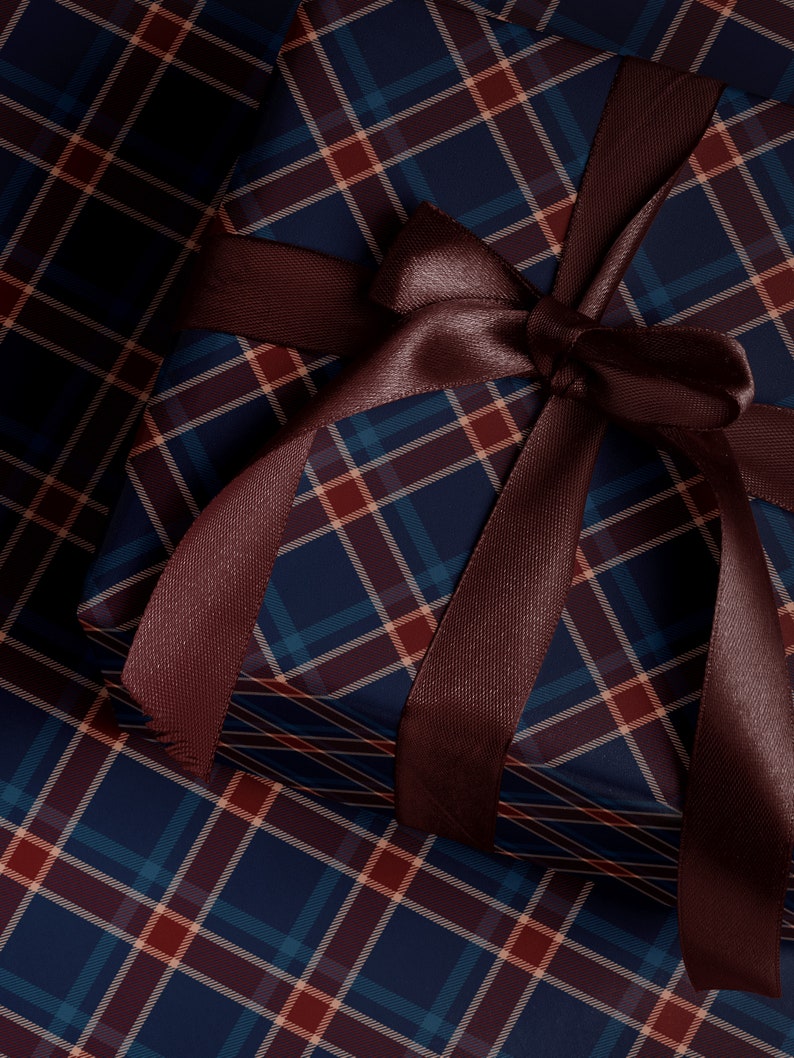 Traditional Plaid Wrapping Paper Holiday Gift Wrap Tartan Gift Wrap Elegant Christmas Gift Wrap Christmas Wrapping Paper Holiday Gift Wrap