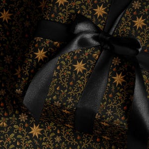 Christmas Gift Wrap Holiday Wrapping Paper Nostalgic Christmas Wrapping Paper Festive Decor Christmas Party Gift Idea Christmas Home Decor