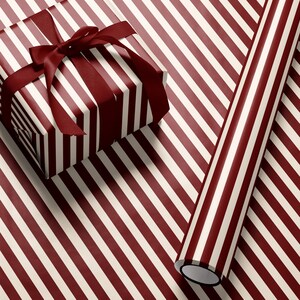 Stripe Wrapping Paper Pattern Red Gift Wrap Paper American Gift Circus Party Decoration Carnival Party Decoration Kid Birthday Party Favor