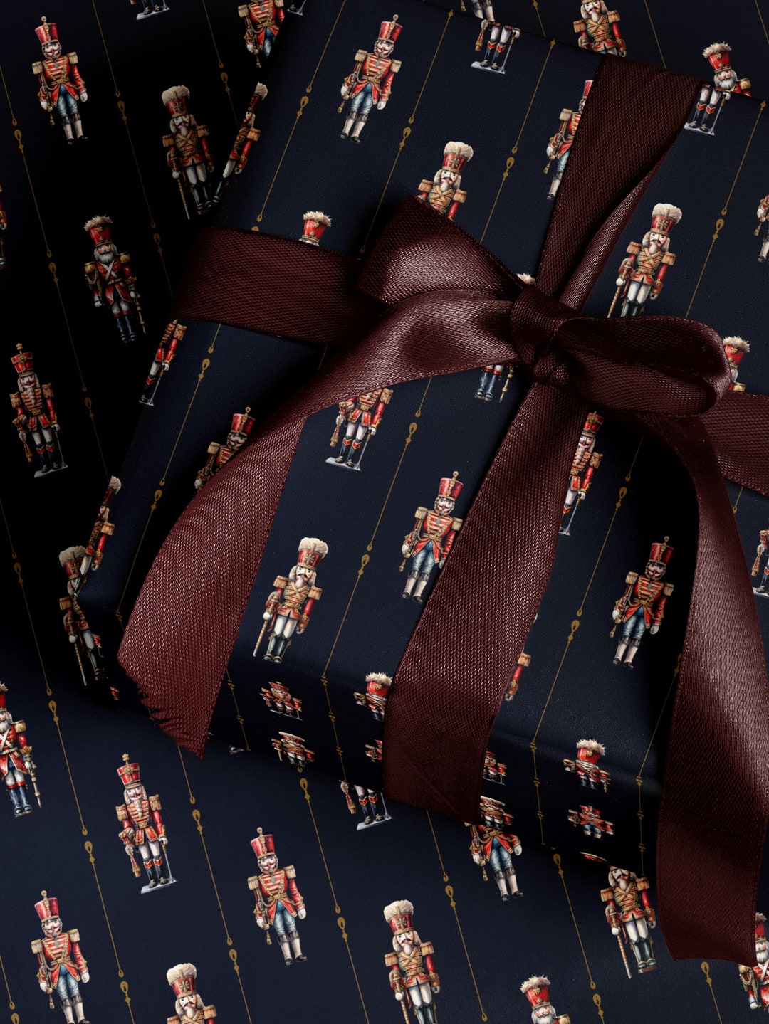 Nutcracker Wrapping Paper Holiday Gift Wrap Nutcracker Gift Wrap