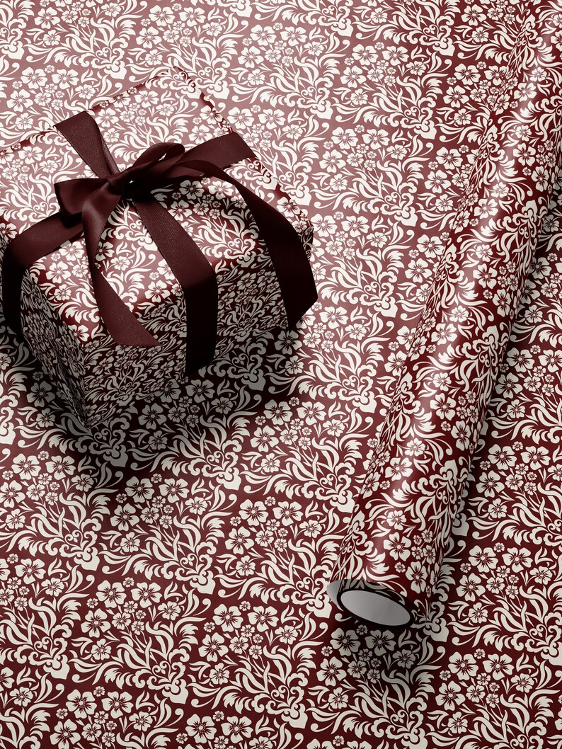 Elegant Gift Wrap Anniversary Gift for Women Classic Wrapping Paper Bridal Shower Gift for Bride to Be Wrapping Paper Roll Christmas Paper