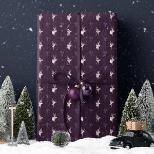 Ballerina Wrapping Paper Girl Gift Wrap Nutcracker Gift Wrap Elegant Christmas Gift Wrap Ballet Wrapping Paper Christmas Gift Wrap Girl