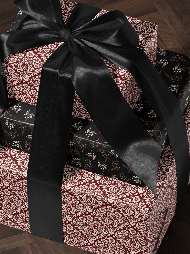 Elegant Gift Wrap Anniversary Gift for Women Classic Wrapping Paper Bridal Shower Gift for Bride to Be Wrapping Paper Roll Christmas Paper