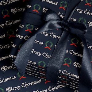 Merry Christmas Gift Wrapping Paper Roll Holiday Gift Wrap Christmas Party Gift Idea Christmas Wrapping Paper Festive Decor Christmas Paper