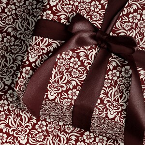 Elegant Gift Wrap Anniversary Gift for Women Classic Wrapping Paper Bridal Shower Gift for Bride to Be Wrapping Paper Roll Christmas Paper
