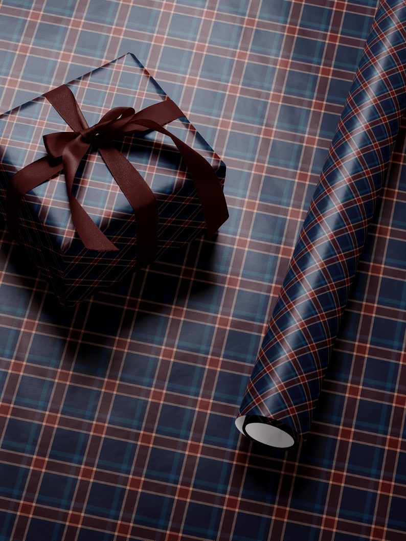 Traditional Plaid Wrapping Paper Holiday Gift Wrap Tartan Gift Wrap Elegant Christmas Gift Wrap Christmas Wrapping Paper Holiday Gift Wrap