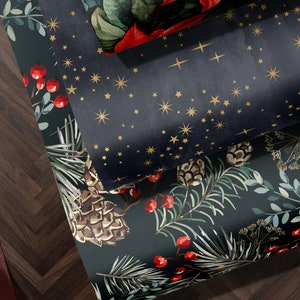 Moody Christmas Gift Wrap