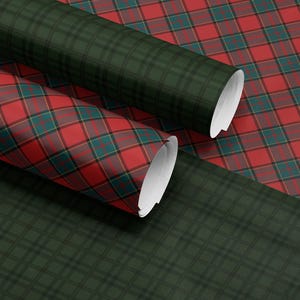 Christmas Plaid Wrapping Paper Nostalgic Christmas Gift Wrap Red and Green Paper Festive Decor Holiday Wrapping Paper Christmas Party Gift