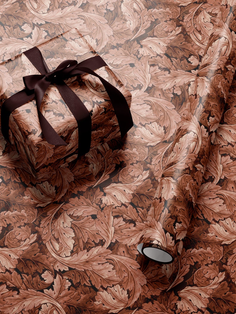 William Morris Wrapping Paper Fall Gift Wrap Decorative Paper Vintage Wrapping Paper Traditional Gift Wrap Decoupage Paper Wrapping Supplies