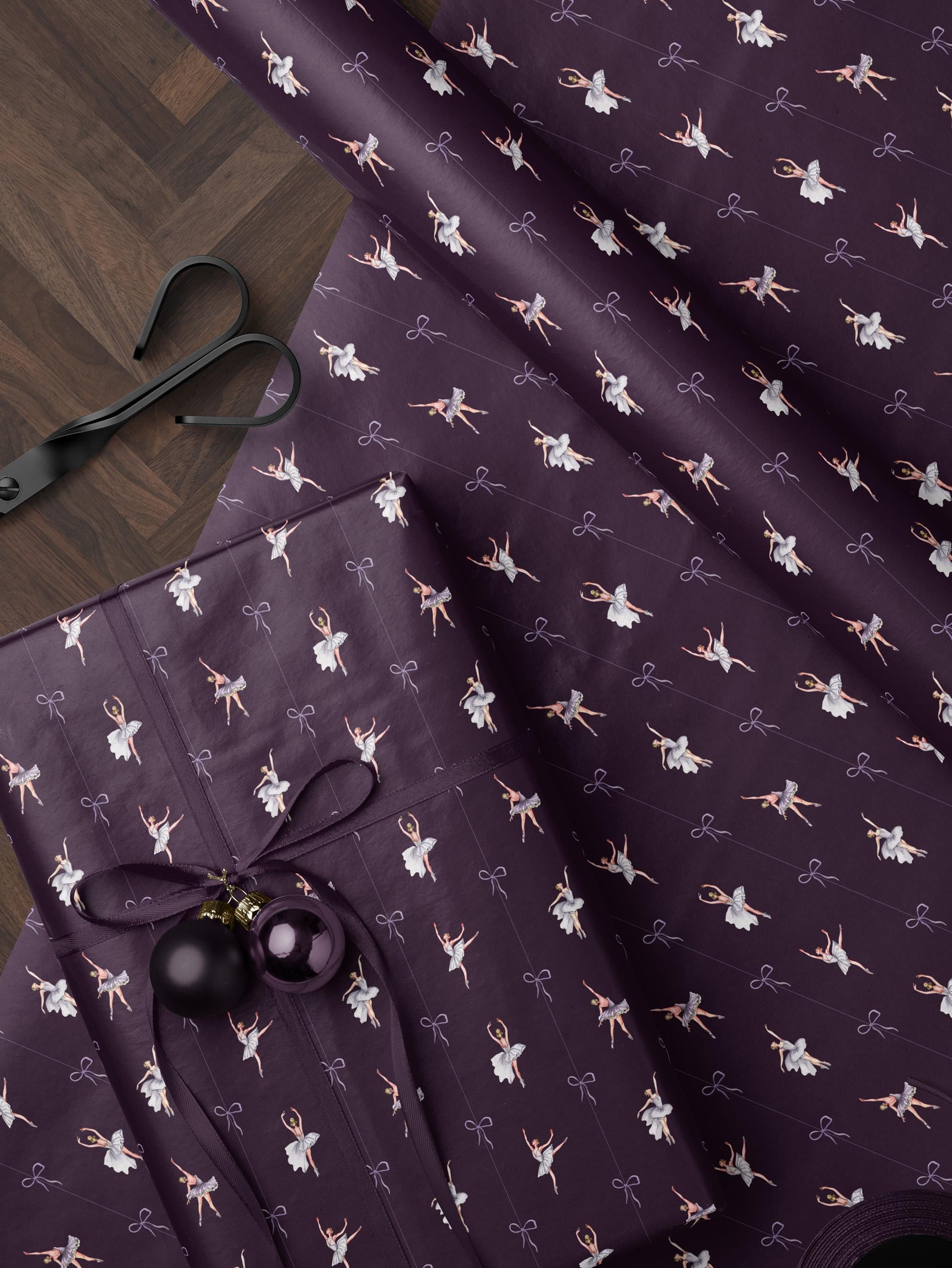 Ballet Dancer Gift Wrap Paper Ballerina Birthday Wrapping Paper Nutcracker Ballet Ballerina Gift Wrap The Nutcracker Wrapping Paper Girl
