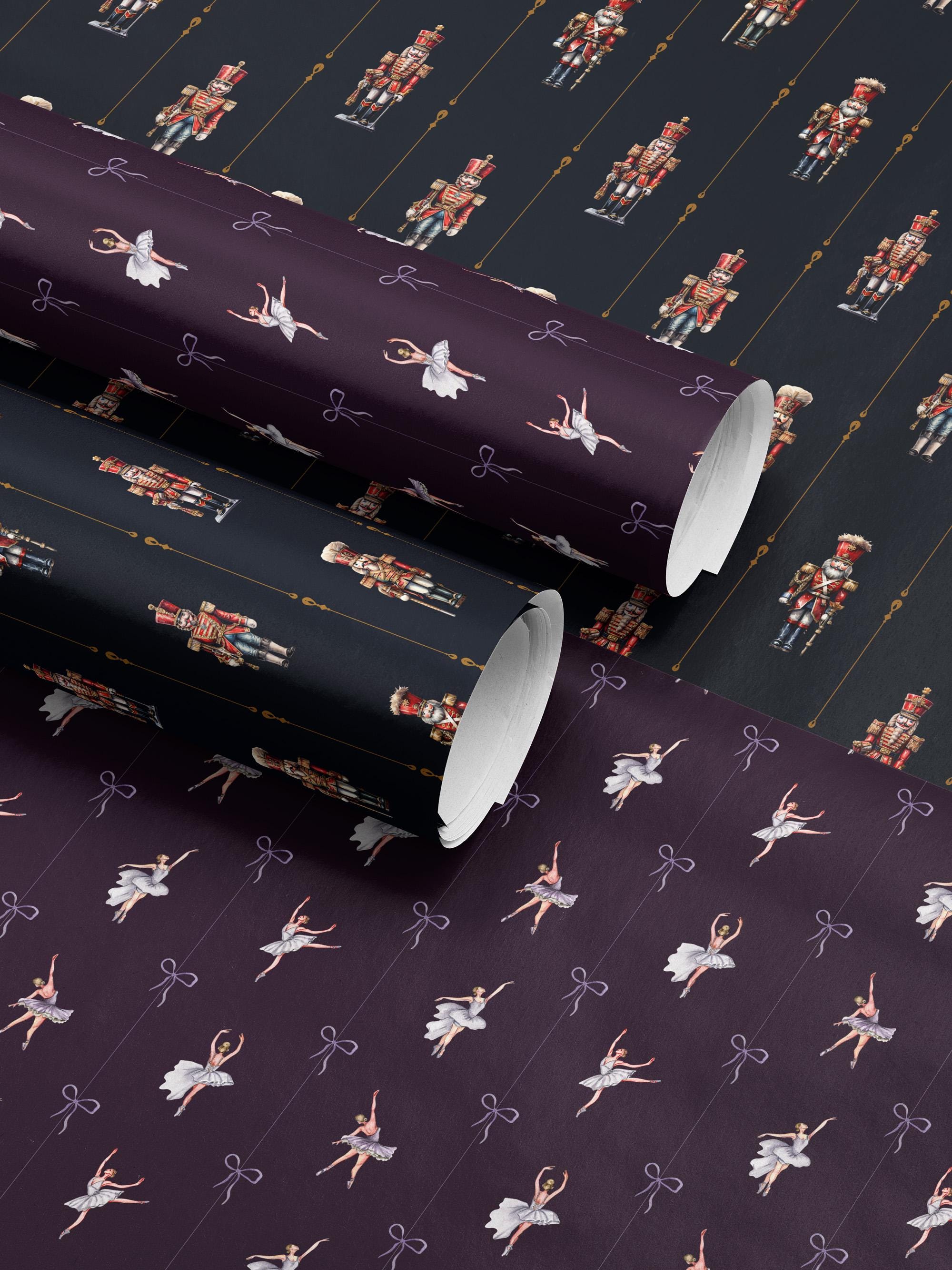 Ballet Dancer Gift Wrap Paper Ballerina Birthday Wrapping Paper Nutcracker Ballet Ballerina Gift Wrap The Nutcracker Wrapping Paper Girl