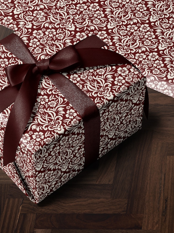 Elegant Gift Wrap Anniversary Gift for Women Classic Wrapping Paper Bridal Shower Gift for Bride to Be Wrapping Paper Roll Christmas Paper