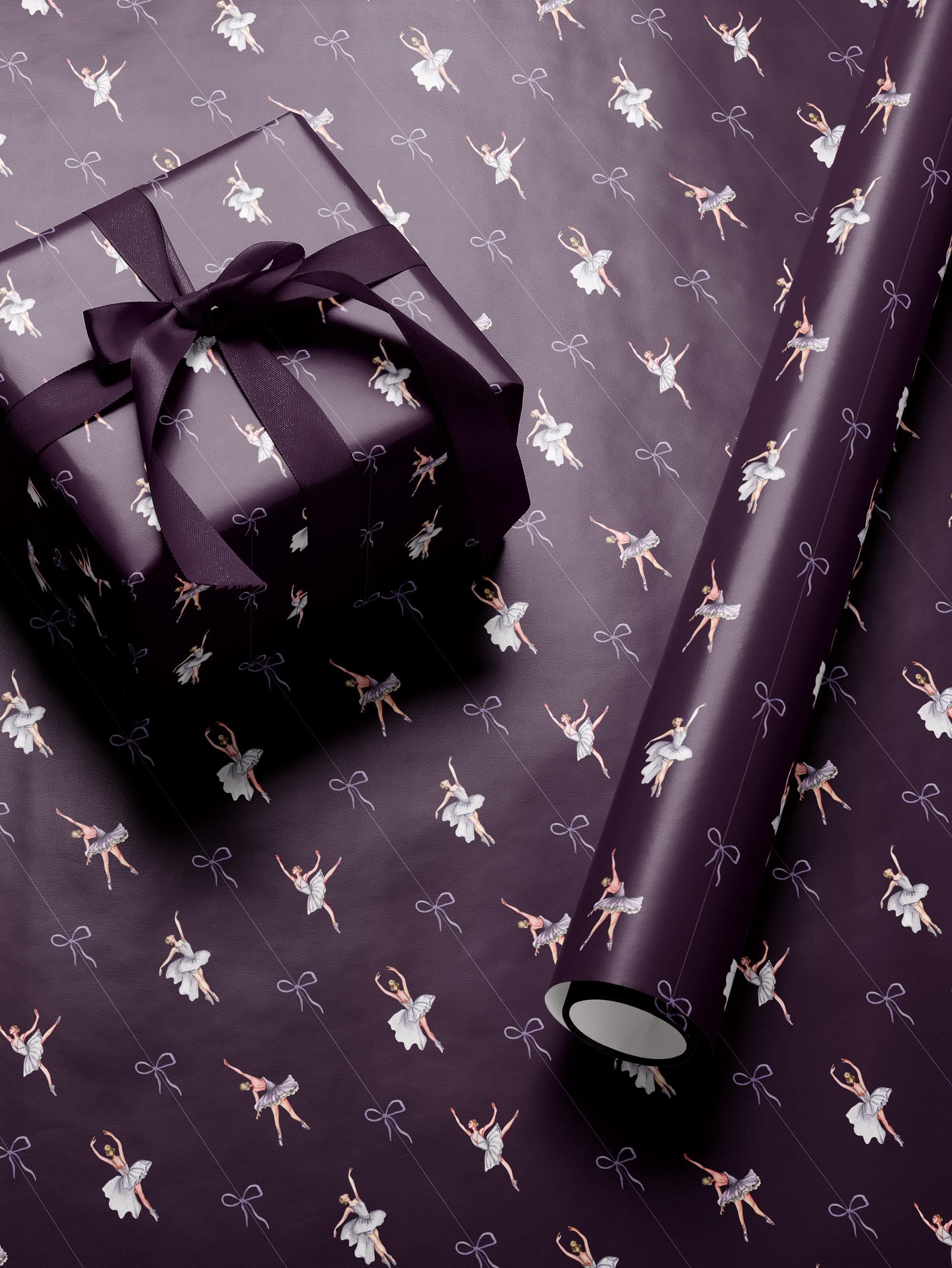 Ballerina Wrapping Paper Girl Gift Wrap Nutcracker Gift Wrap Elegant Christmas Gift Wrap Ballet Wrapping Paper Christmas Gift Wrap Girl
