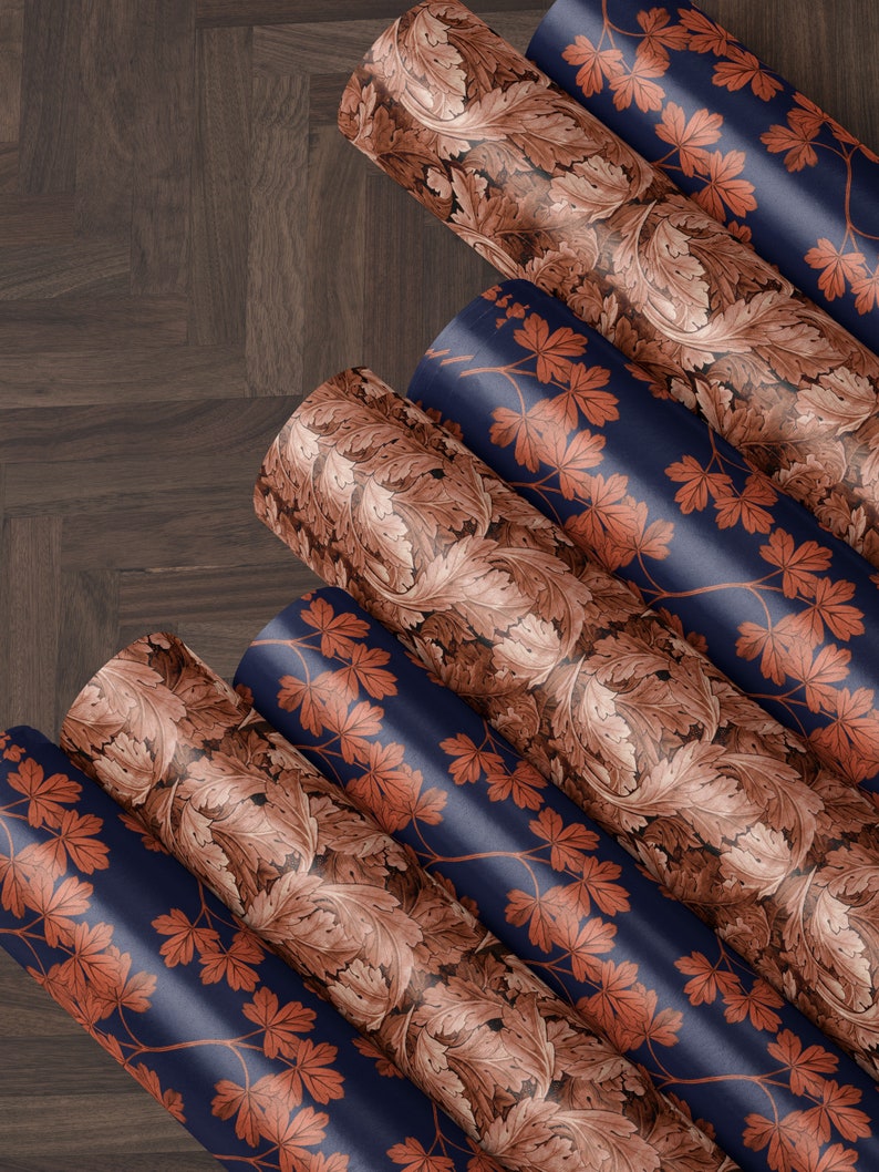 William Morris Wrapping Paper Fall Gift Wrap Decorative Paper Vintage Wrapping Paper Traditional Gift Wrap Decoupage Paper Wrapping Supplies