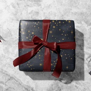 Dark Christmas Wrapping Paper