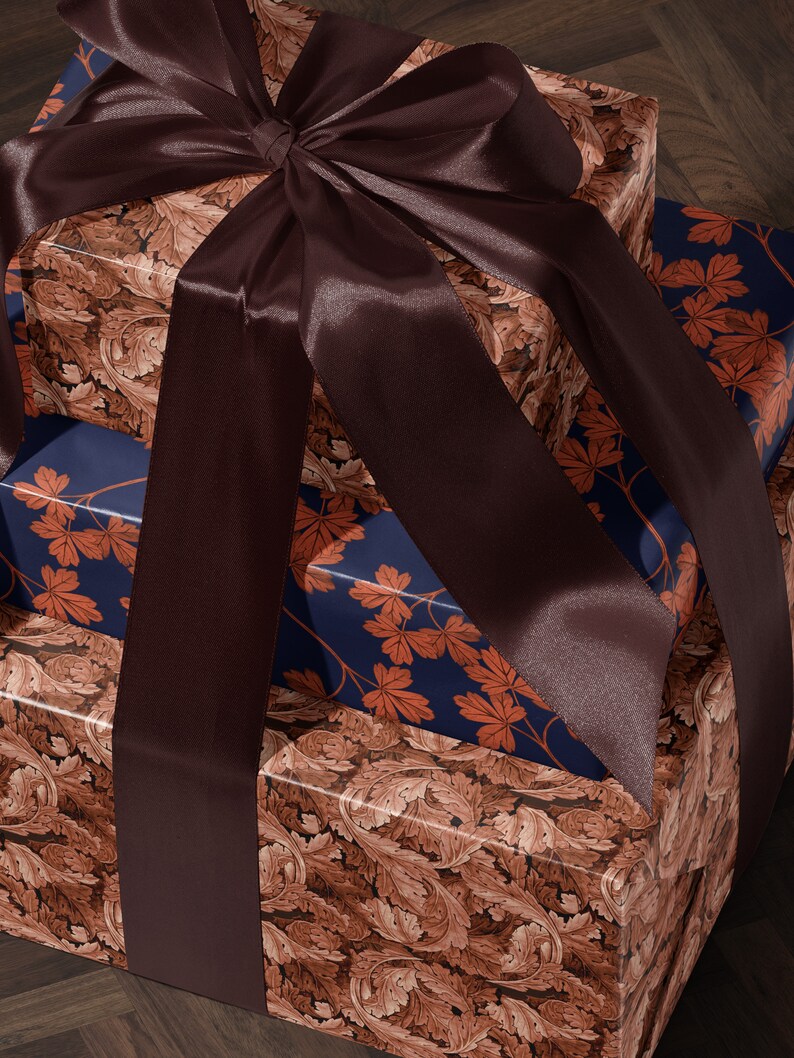 William Morris Wrapping Paper Fall Gift Wrap Decorative Paper Vintage Wrapping Paper Traditional Gift Wrap Decoupage Paper Wrapping Supplies